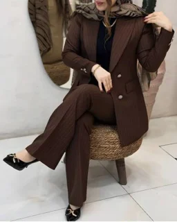 ست کت شلوار زنانه مد 929