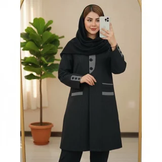 مانتو شلوار اداری مدل ماهگل کد ۶۸۳