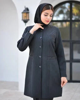 مانتو شلوار اداری دیپلمات مارال کد ۸۸۶