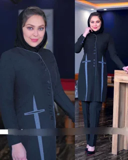 مانتو شلوار اداری زنانه بهار کد۹۸۰