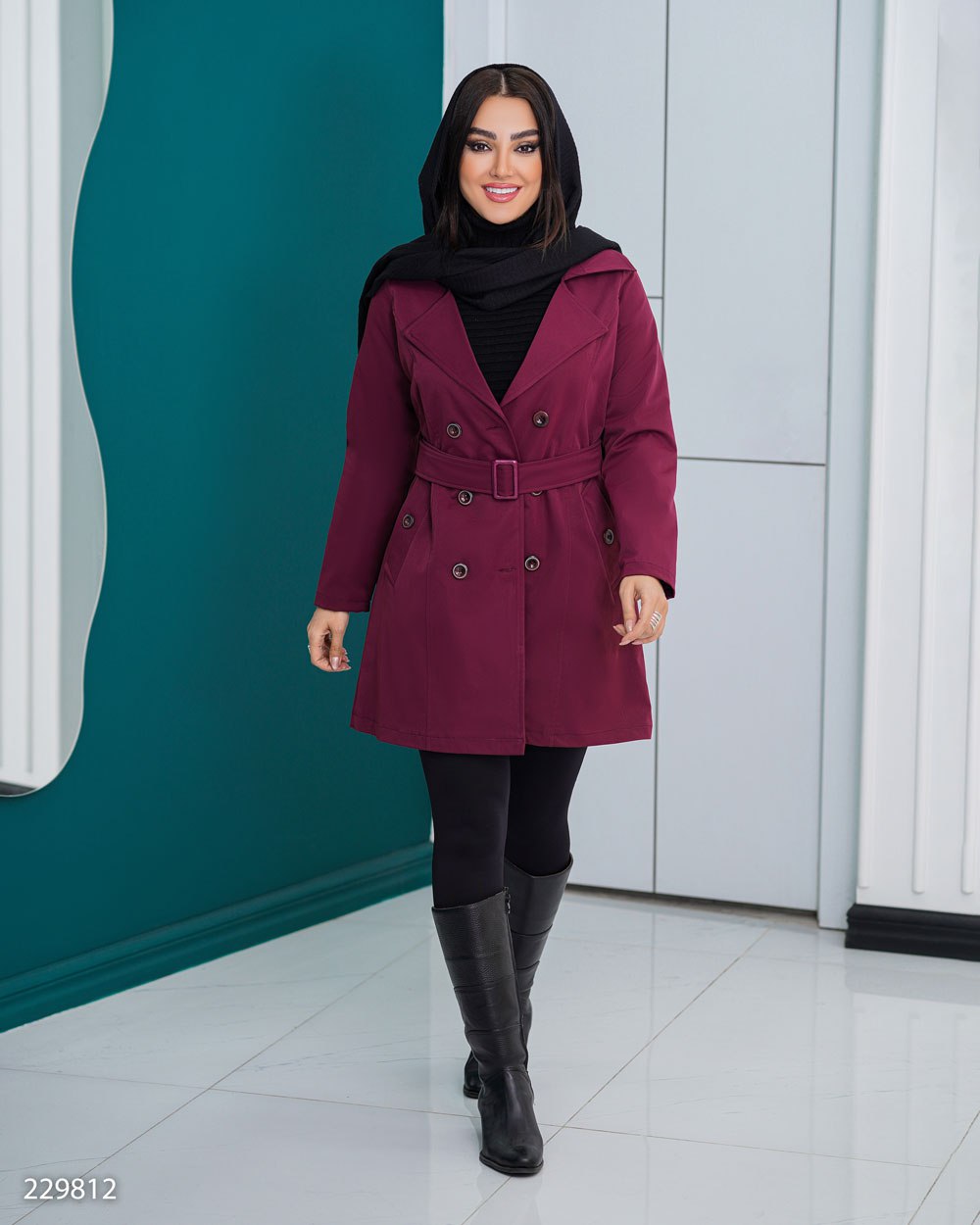 بارانی زنانه کتان تی سی جیانا
