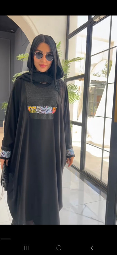 عبا مجلسی زنانه طرح هندی