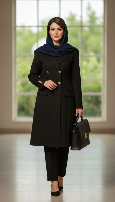 مانتو شلوار اداری زنانه مکانیک پرشیا