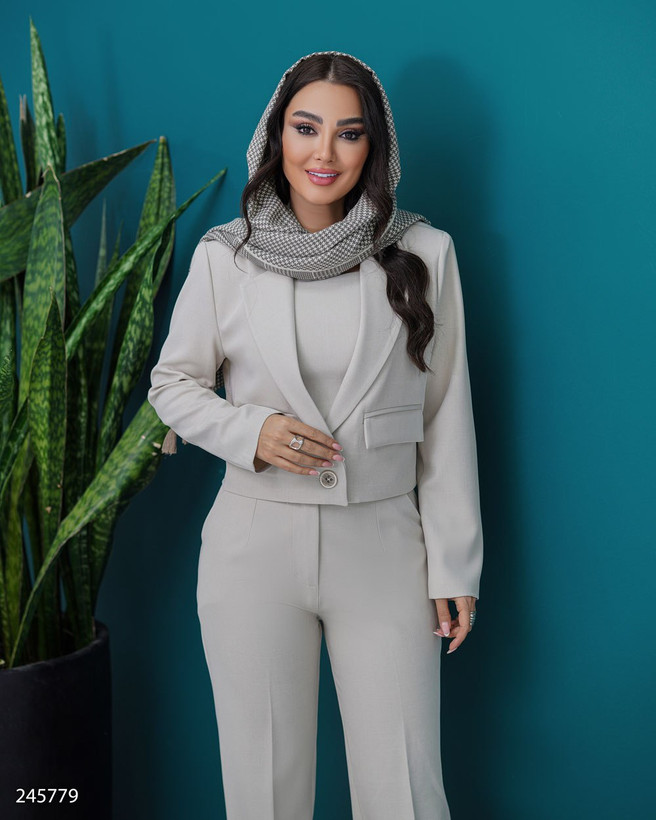 ست سه تیکه و کت و شلوار زنانه گندمک