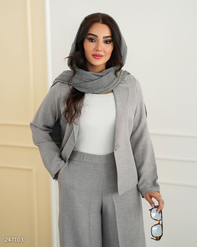کراپ و شلوار زنانه شانتون میلکان