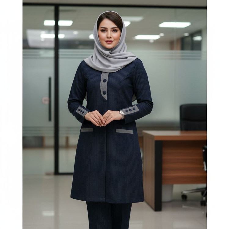 مانتو شلوار اداری زنانه ماهگل