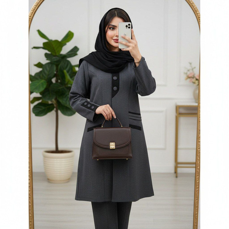 مانتو شلوار اداری زنانه ماهگل