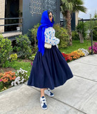 دامن زنانه لینن بدون ابرفت