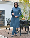 مانتو شلوار اداری زنانه فاستونی