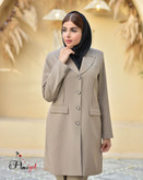 مانتو شلوار اداری آستردار روژان
