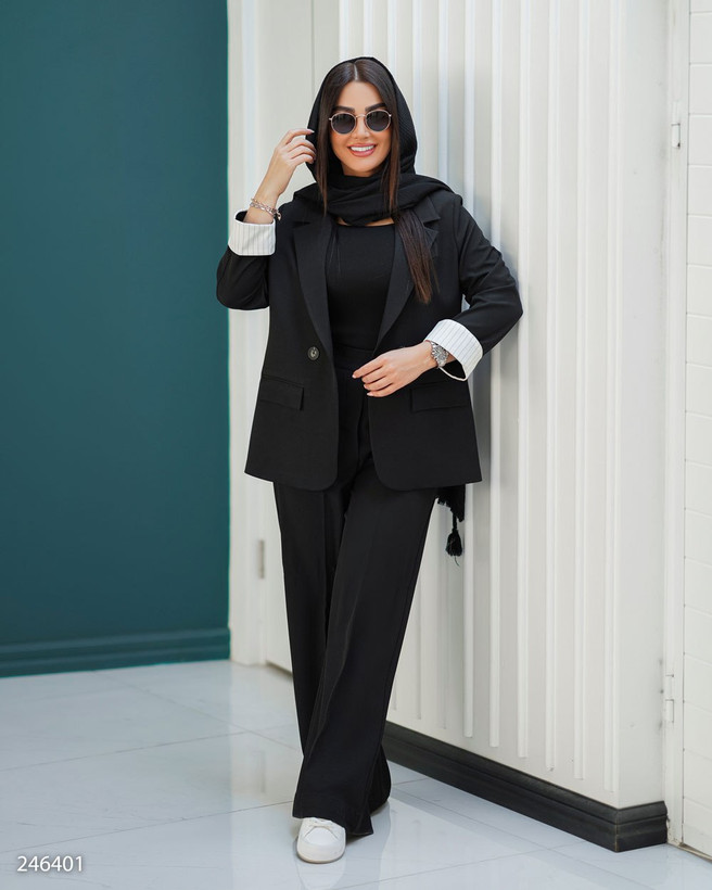 کت و شلوار عیدانه زنانه گاواردین کد ۲۴۶۴