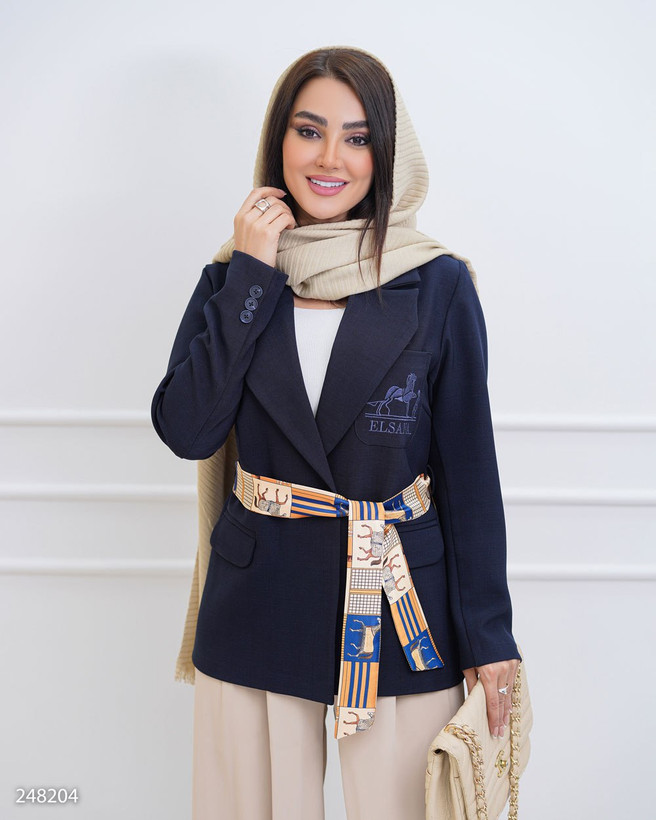 کت زنانه یقه انگلیسی کد۲۴۸۲