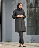 مانتو شلوار اداری آستر دار کد 94320