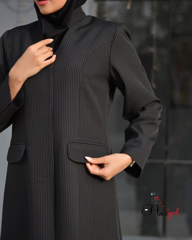 مانتو شلوار اداری آستر دار کد 94320