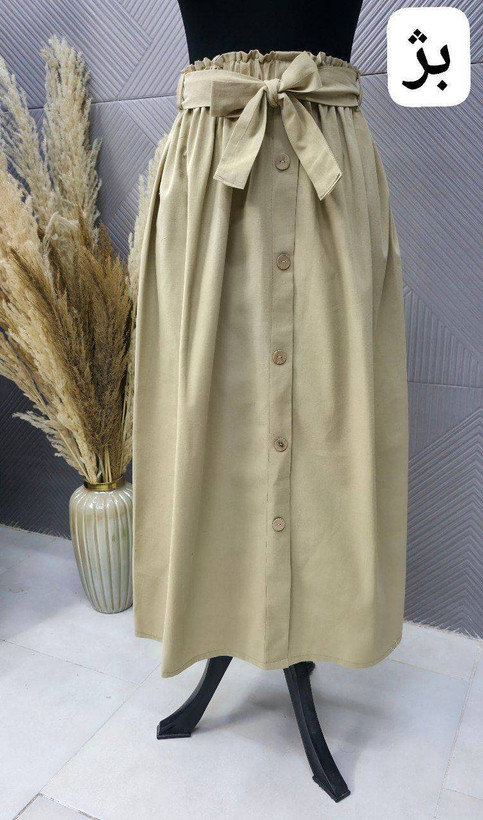 دامن لنین زنانه