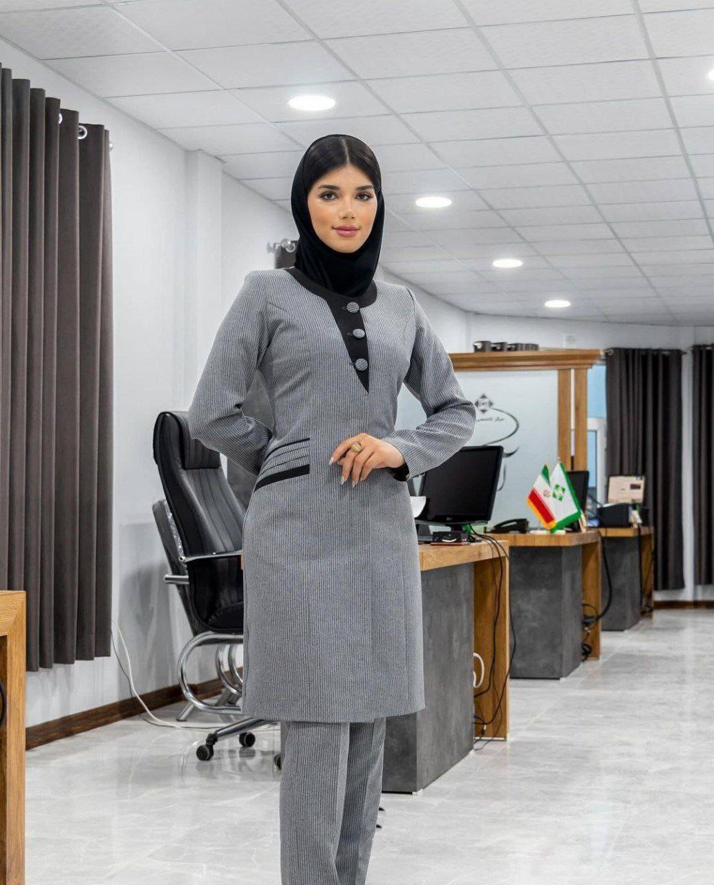 مانتو شلوار اداری زنانه کد ۴۰۵۳