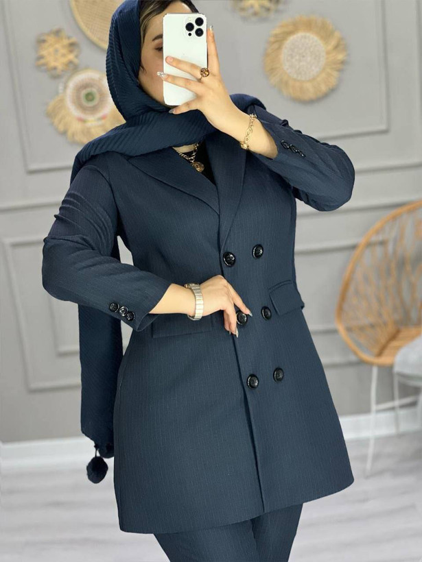 مانتو شلوار اداری زنانه کد ۴۰۶۴