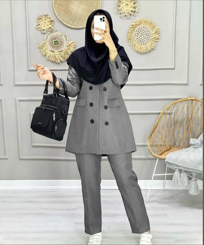 مانتو شلوار اداری زنانه کد ۴۰۶۴