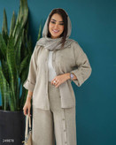 شومیز شلوار راحتی و تابستانه شانتون زنانه کد ۲۴۹۸
