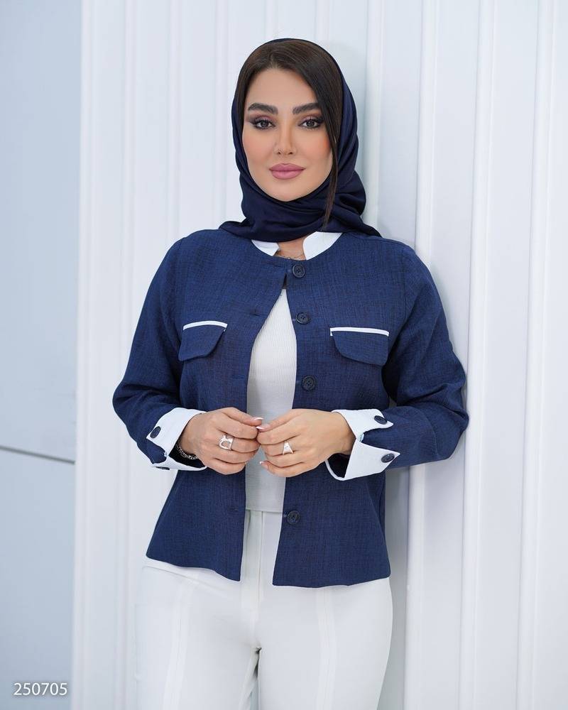 کراپ کت مجلسی زنانه کد ۲۵۰۷