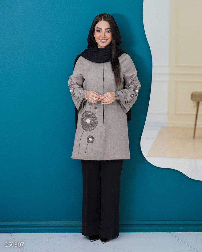 مانتو زنانه شانتون تایوان کد۲۵۰۳