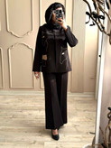 کت و شلوار زنانه گلدوزی اسب