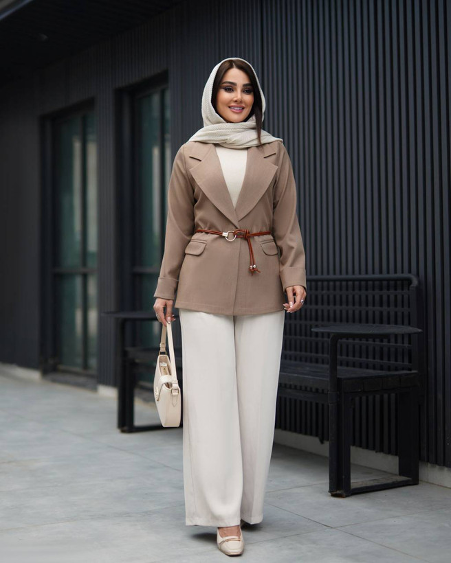 مانتو کتی زنانه یقه انگلیسی کد ۸۰۷