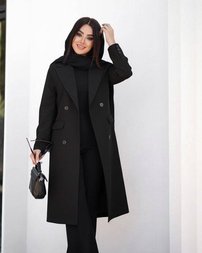 مانتو بلند زنانه کد ۷۹۴ دانشجویی اداری
