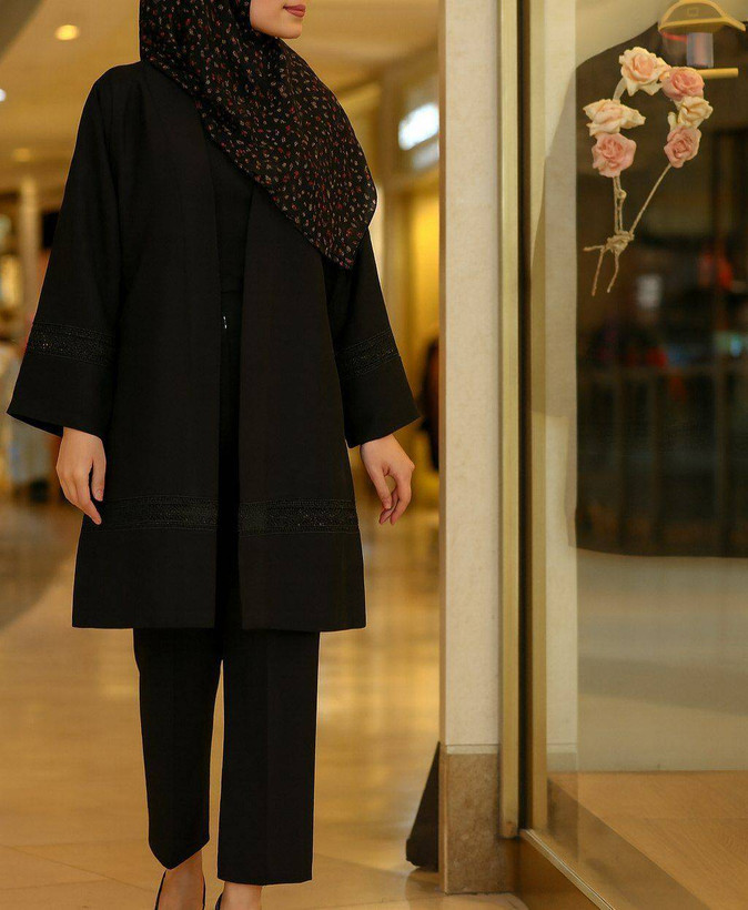 مانتو زنانه کرپ شانتون اعلا کاترین