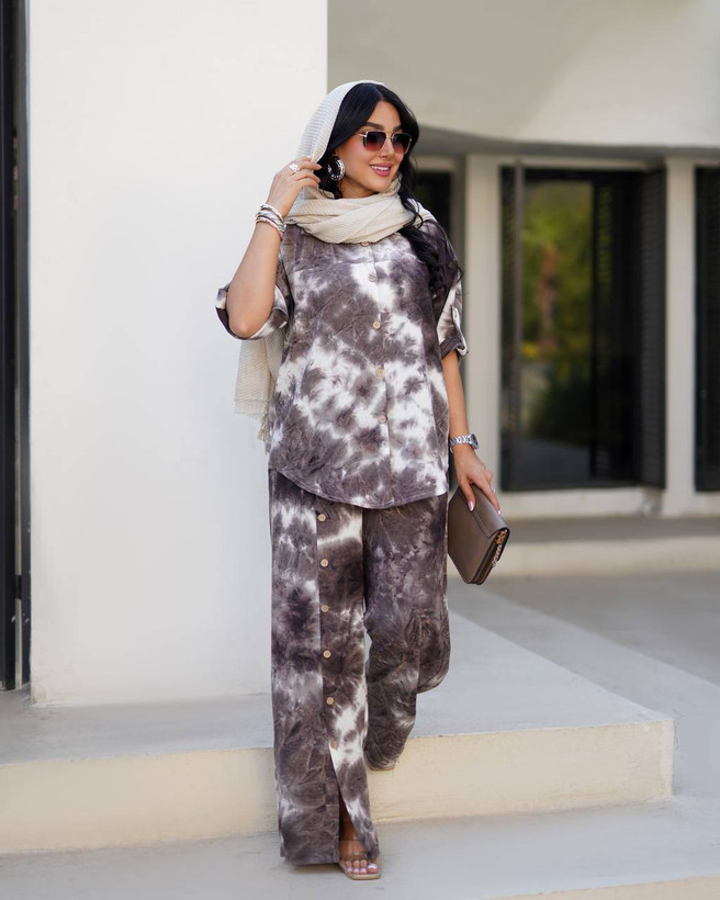 شومیز شلوار زنانه تابستانه کد ۲۱۸