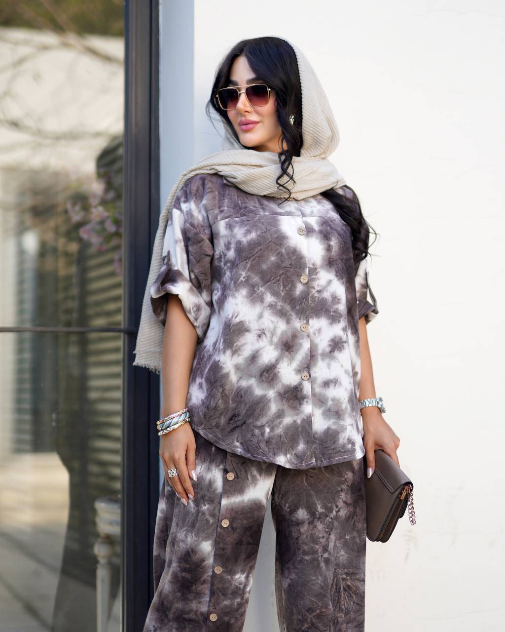 شومیز شلوار زنانه تابستانه کد ۲۱۸