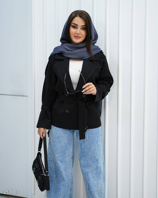 مانتو زنانه یقه انگلیسی کد ۲۵۳۰