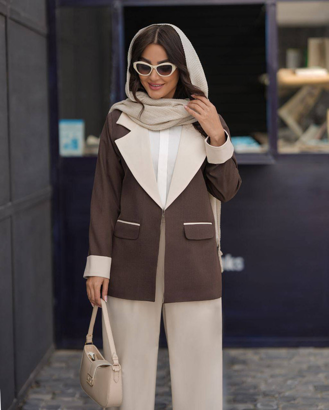 کت و شلوار زنانه بزیاق کد۷۹۹