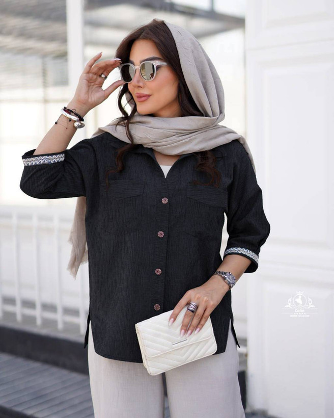 شومیز سوفیا شنل بیرونی زنانه کد۲۴۵۱