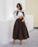 دامن زنانه تک هلالی