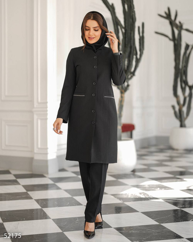 مانتو شلوار اداری زنانه کد ۵۲۱