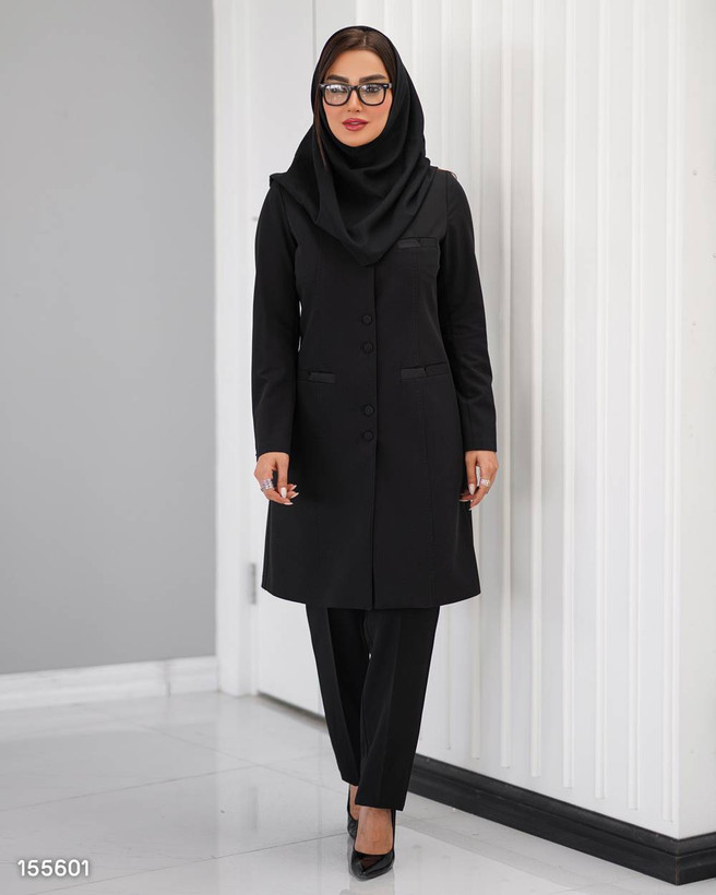 مانتو شلوار اداری زنانه کد ۱۵۵۶