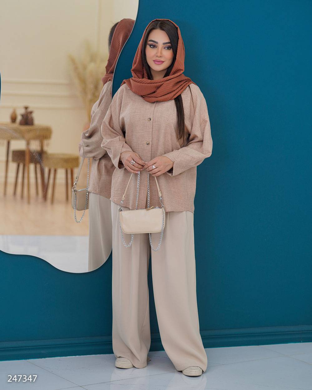 شومیز زنانه تابستانه کد ۲۴۷۳