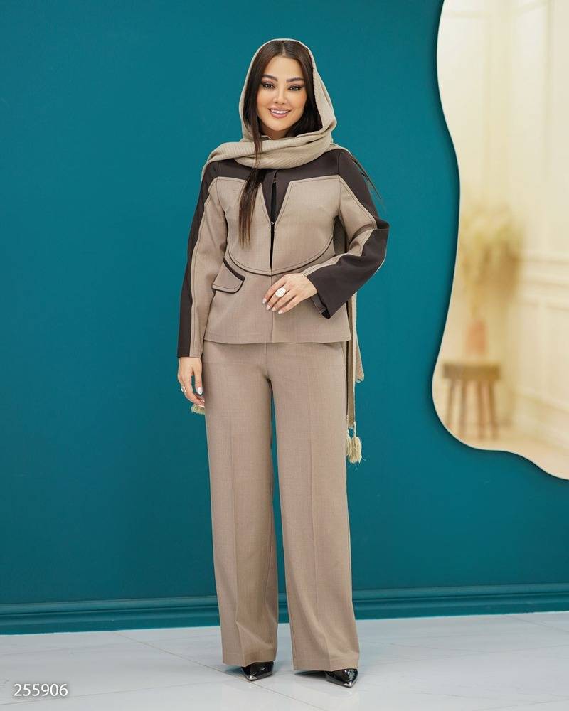کت و شلوار مجلسی زنانه کد ۲۵۵۹
