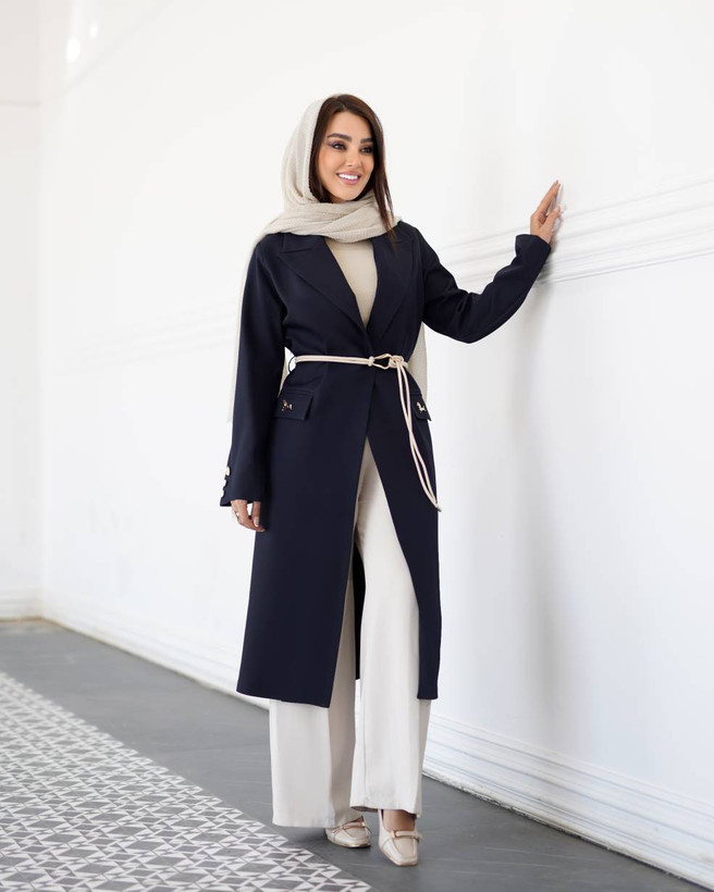 مانتو بلند زنانه شیک هورس