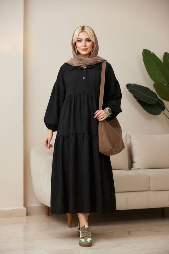 پیراهن مانتویی زنانه کراش