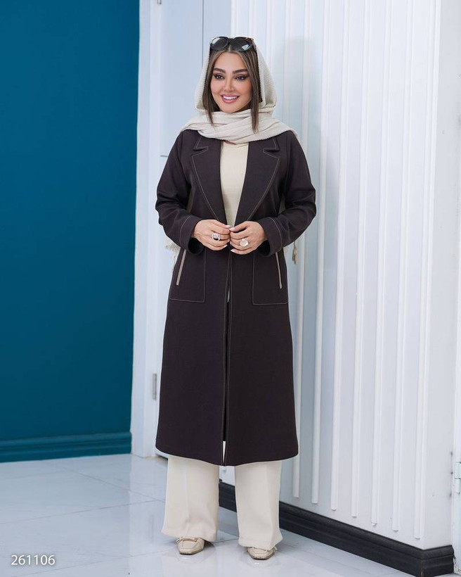 مانتو بلند زنانه کد۲۶۱۱