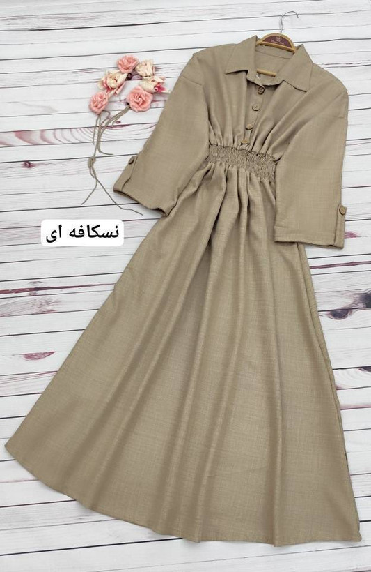 مانتو پیراهنی بلند زنانه ۳۷۰
