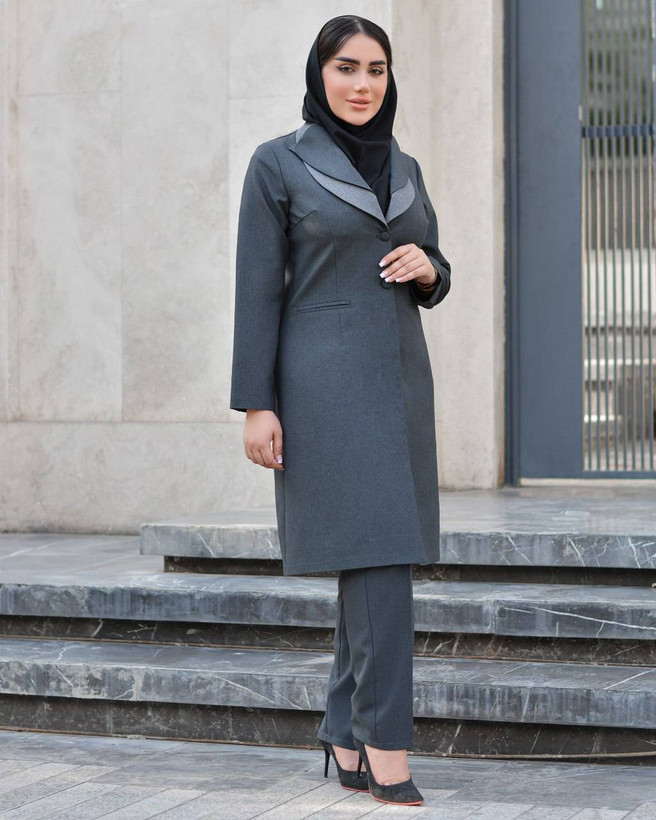 مانتو شلوار اداری زنانه پرشیا کد۶۷۹۰