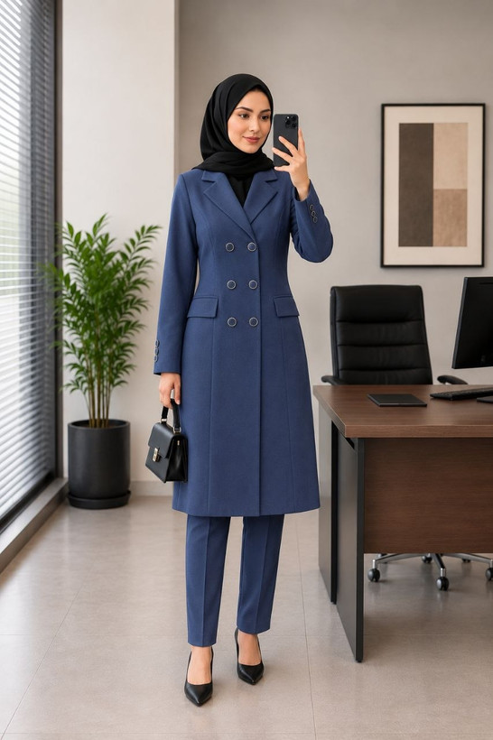 مانتو شلوار اداری زنانه پرشین فا