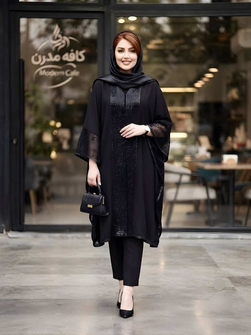 مانتو پانچ زنانه مجلسی کد۰۴۶۴