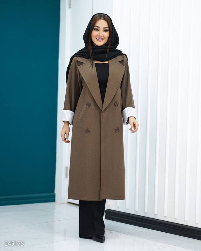 مانتو بلند زنانه بزیاق کد۲۴۵۱