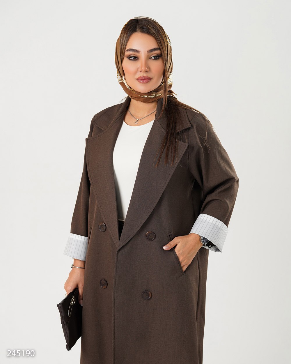 مانتو بلند زنانه بزیاق کد۲۴۵۱