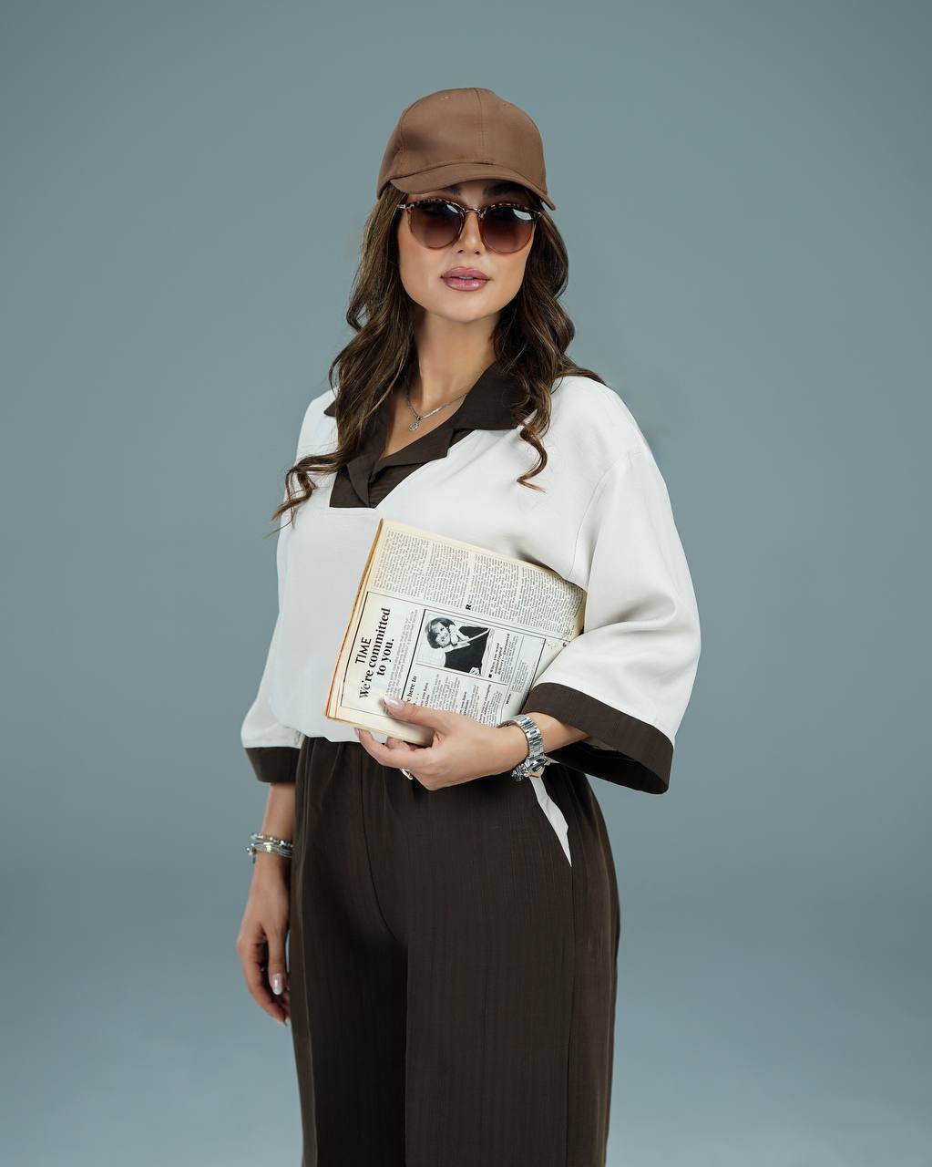 ست پولوشرت شلوار  زنانه سیلک