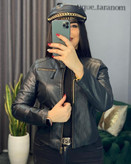 کت چرم زنانه آستر دار